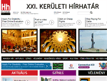 Tablet Screenshot of 21keruleti-hirhatar.hu